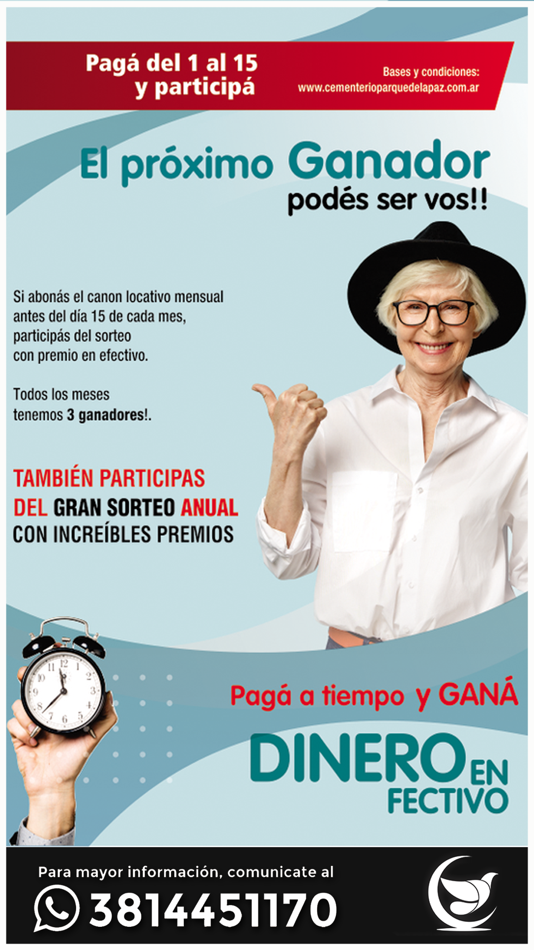 ¡Pagá a tiempo y Ganá!